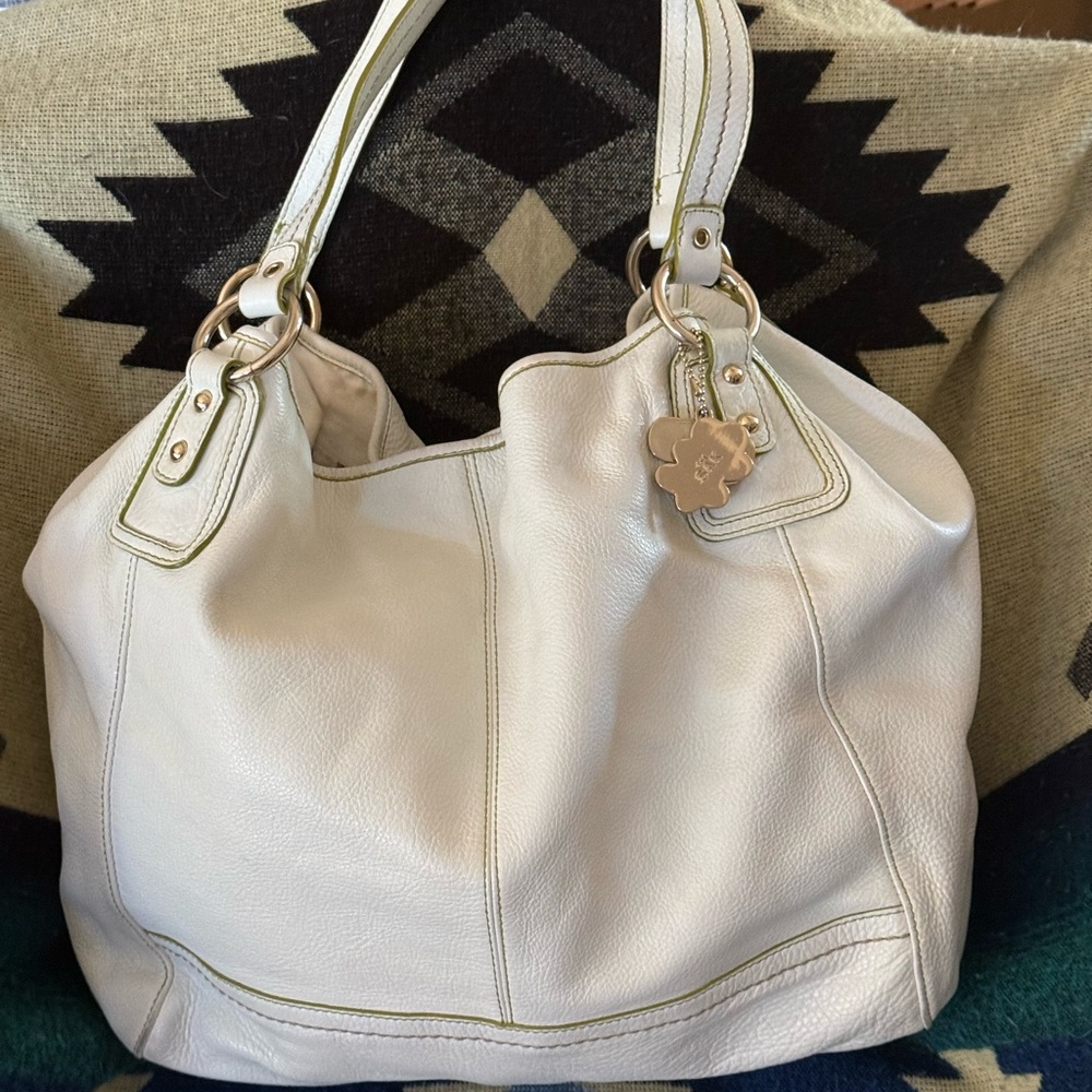 The Sak beautiful white leather tote